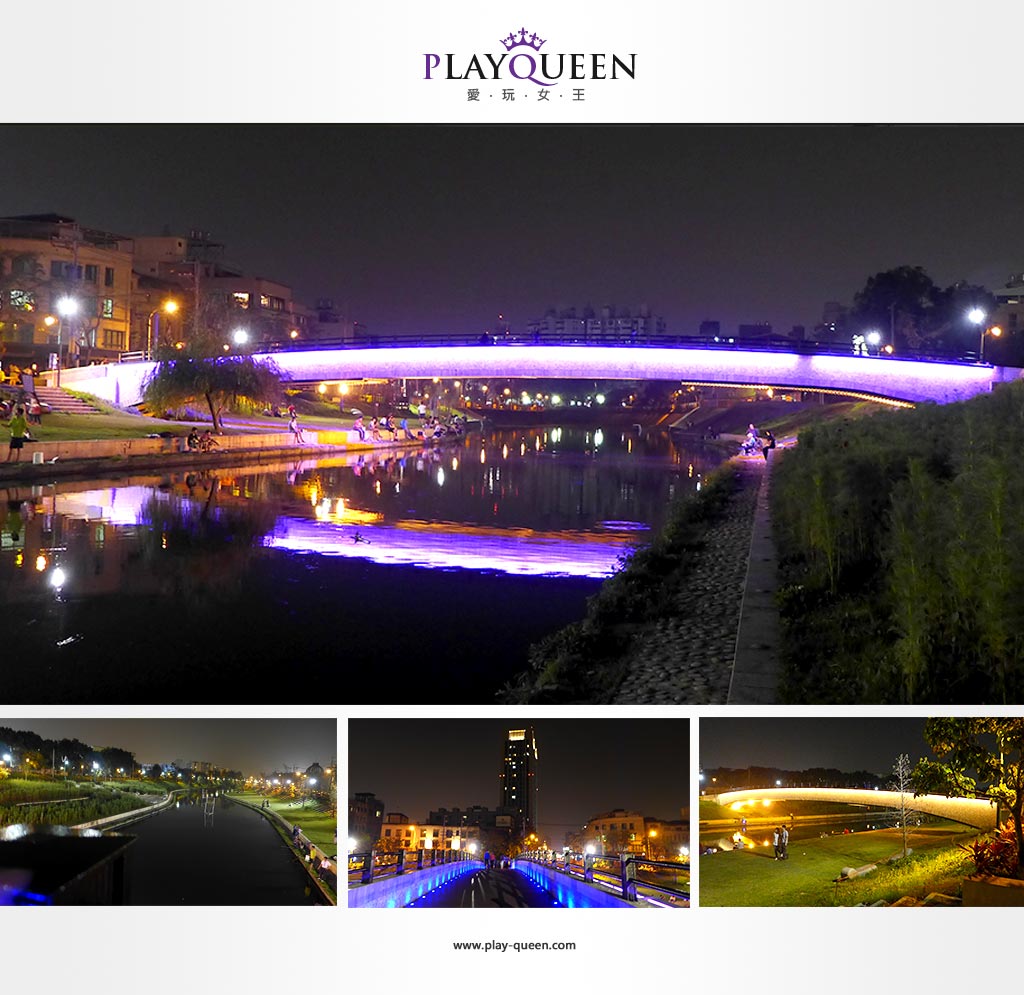 playqueen888.com、興大康橋、大里、夜景、音樂、泛舟、垂釣、輕艇、約會 image