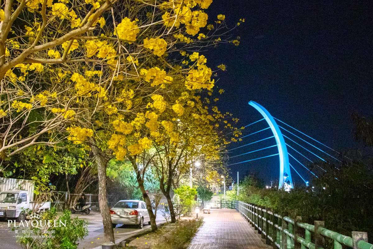 彌陀映月橋-夜間風鈴花秘境