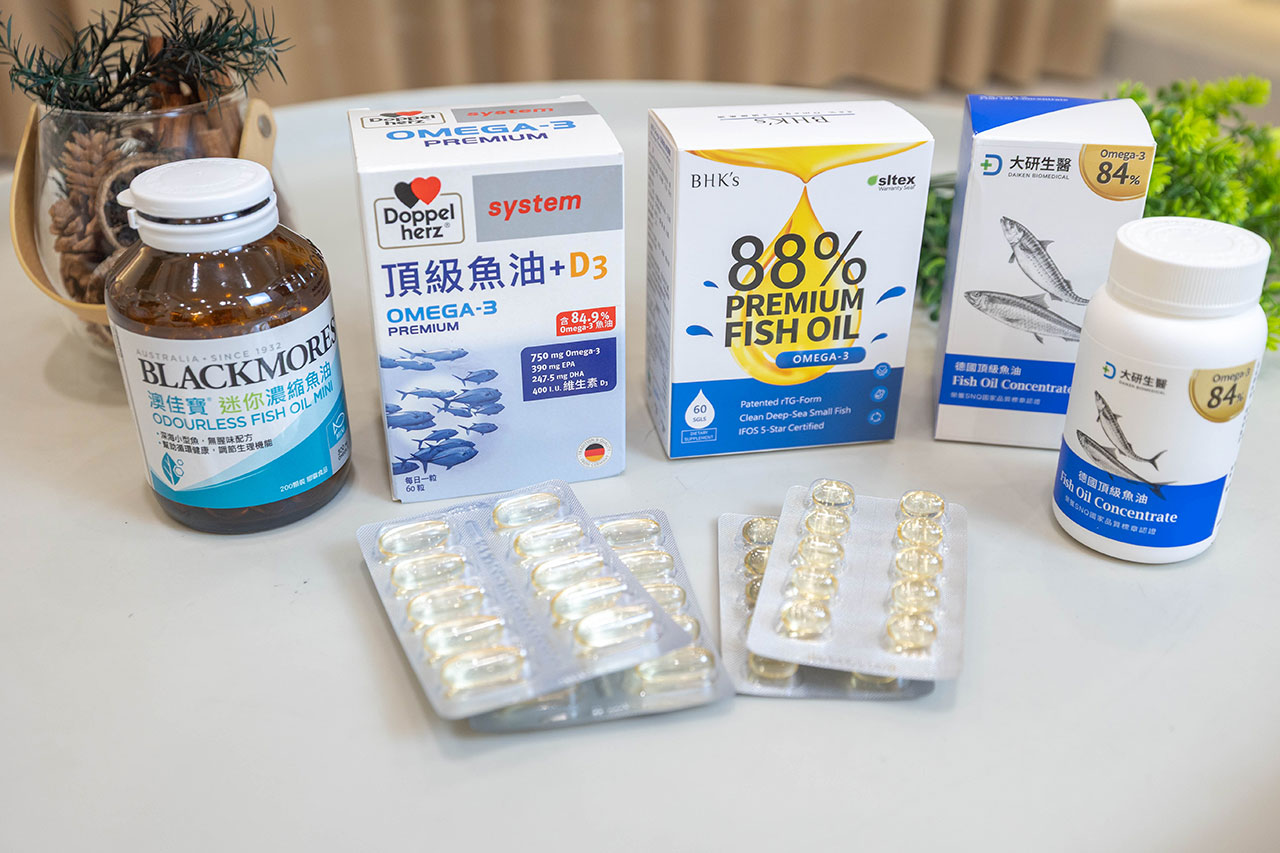 魚油4大廠牌口感評比分享｜德之寶 頂級魚油＋維生素D3、大研生醫 德國魚油軟膠囊、BHK's 88% Omega-3、澳佳寶 迷你濃縮魚油｜2026魚油保養推薦心得