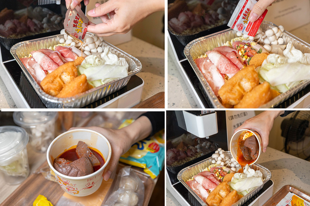 【台中北屯美食推薦】深夜食堂新選擇「遊盒麵崇德店」24小時自助韓式泡麵：10元起小菜！麻辣鴨血、爆漿甜點讓你吃好吃滿，必收台中深夜美食