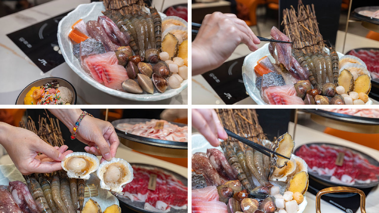 桔日鍋物 彰化員林4.9 分神級吃到飽火鍋！爆量肉片海陸饗宴60樣小菜自助吧隨你吃，超特色湯底滑嫩蒸蛋鍋，2026員林美食推薦