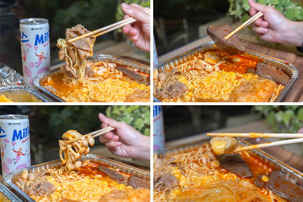 【台中北屯美食推薦】深夜食堂新選擇「遊盒麵崇德店」24小時自助韓式泡麵：10元起小菜！麻辣鴨血、爆漿甜點讓你吃好吃滿，必收台中深夜美食