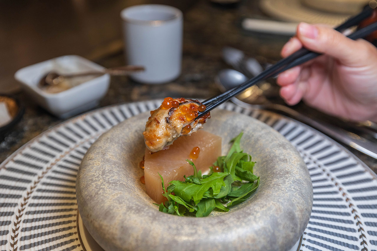 藍帶米淇鐵板燒！主打熟食的台中無菜單料理，活體龍蝦、頂級和牛多樣頂級海陸美食一次吃到爽，2026台中北屯區美食推薦