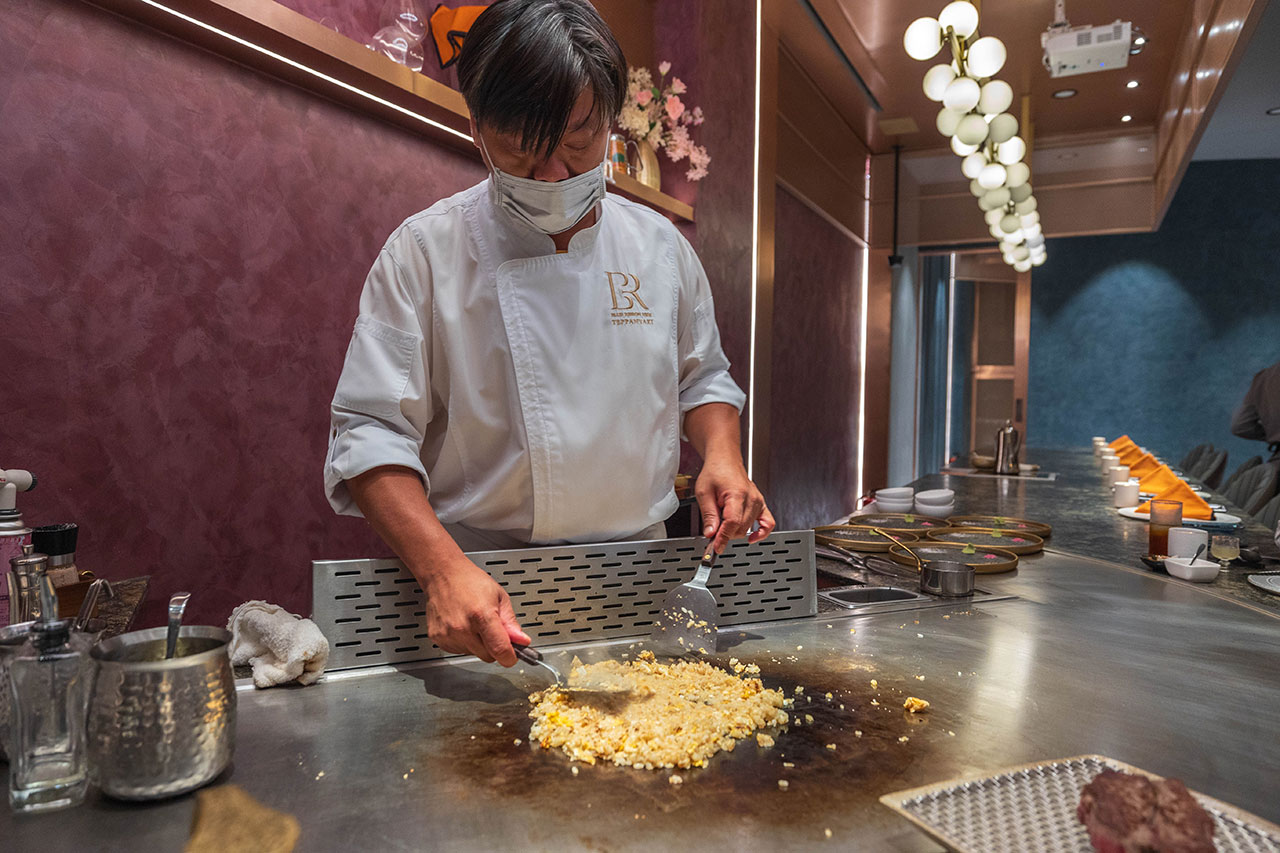 藍帶米淇鐵板燒！主打熟食的台中無菜單料理，活體龍蝦、頂級和牛多樣頂級海陸美食一次吃到爽，2026台中北屯區美食推薦