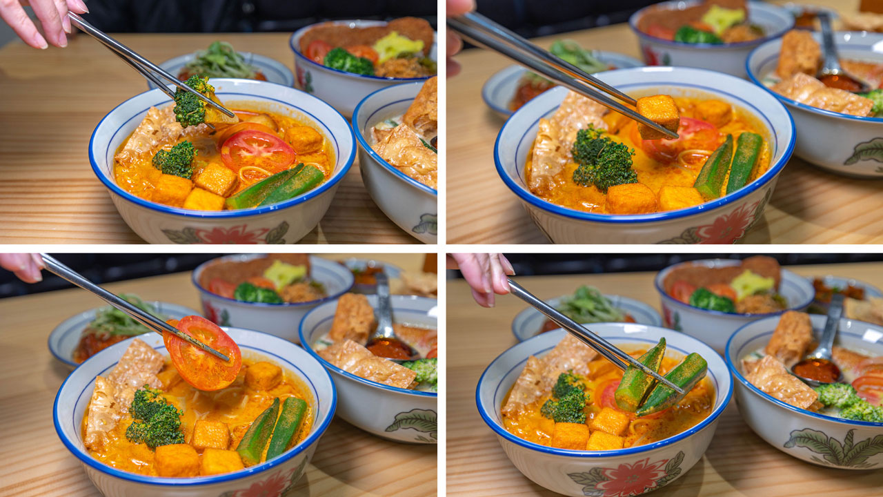 【2026台中北屯美食推薦】熱浪小島南洋蔬食，檳城白咖哩、銷魂排燒飯，自家種植南洋香料風味超頂，連肉食控都會一吃上癮！