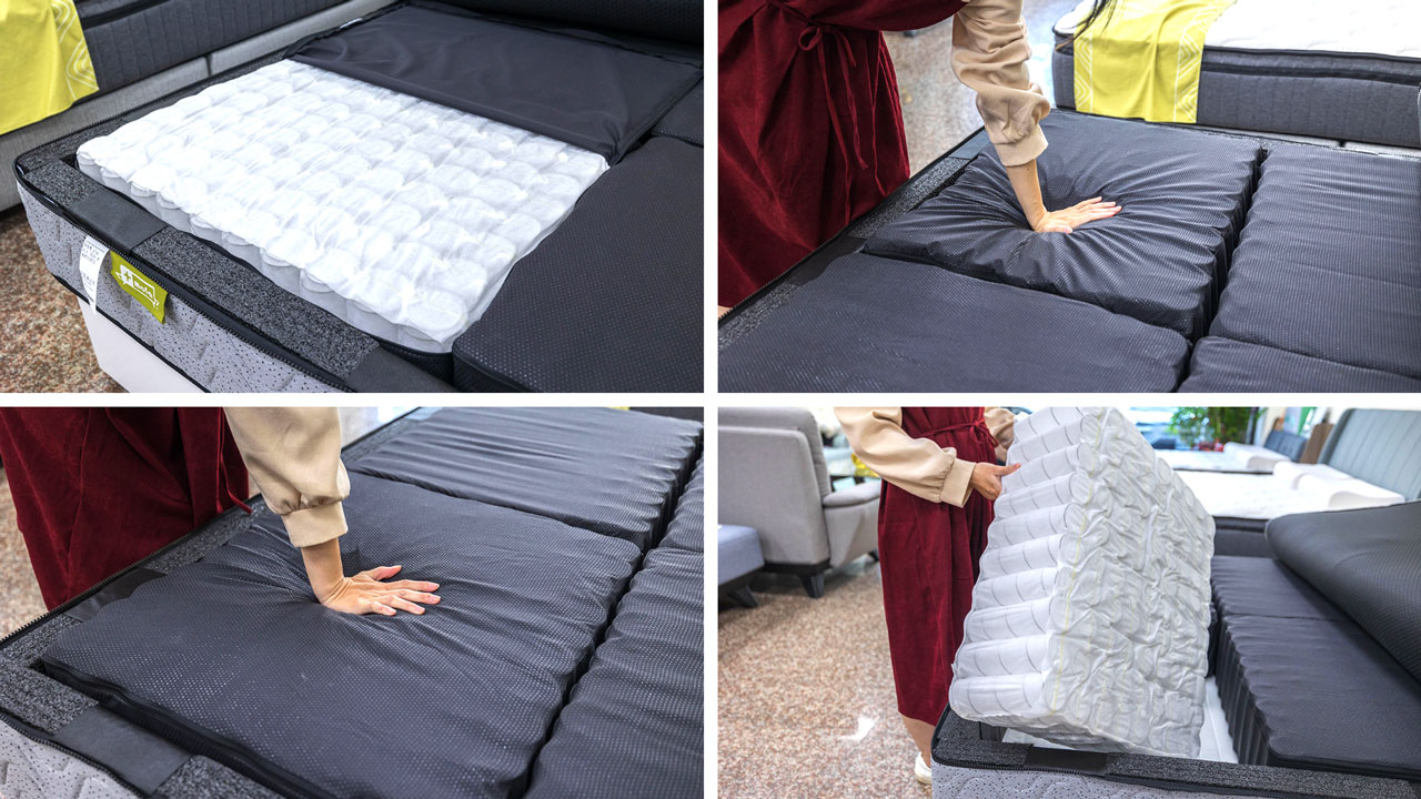 Plus mofa方塊舒床墊｜女王年節獨家開團優惠7折起再送好送滿，親膚天絲獨立筒模組化床墊，打造你的床墊黃金比例，2026床墊推薦