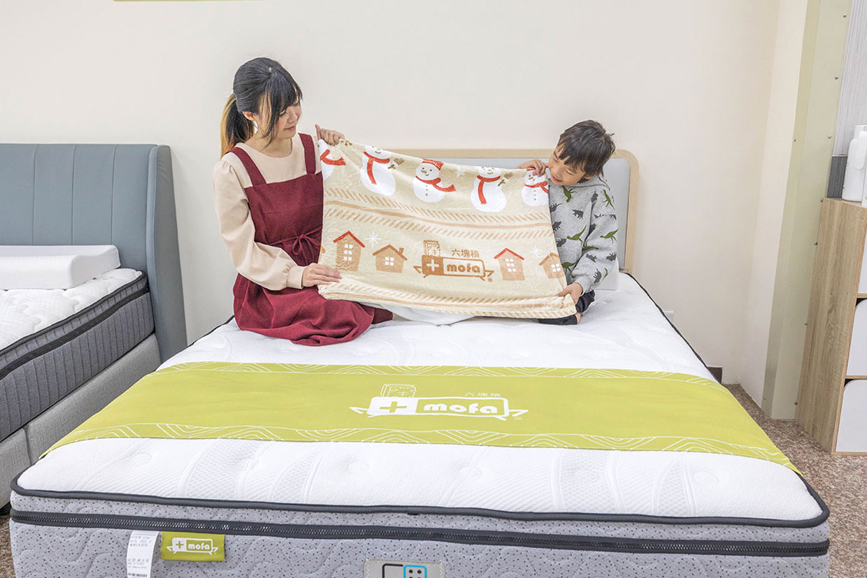 Plus mofa方塊舒床墊｜女王年節獨家開團優惠7折起再送好送滿，親膚天絲獨立筒模組化床墊，打造你的床墊黃金比例，2026床墊推薦