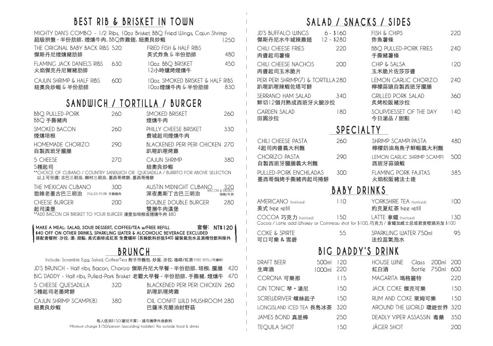 傑斯丹尼-台中道地美式餐酒館 台中美食 傑斯丹尼-台中道地美式餐酒館 台中美食